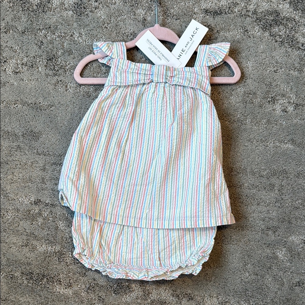 JANIE AND JACK Kids Striped Dress - Multicolor